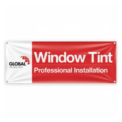 Global® Inside Window Tint Banner 95 x 245 cm