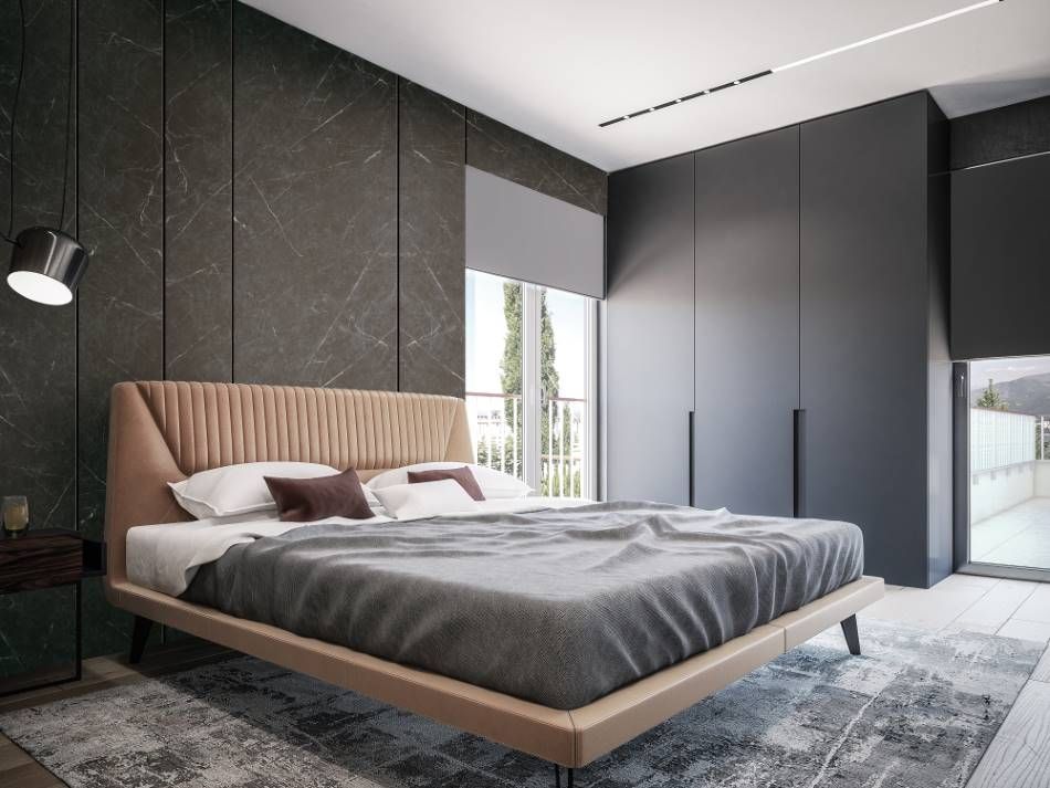 Interieurfolie Marmer NF98 - Armani Nero - Afbeelding 2