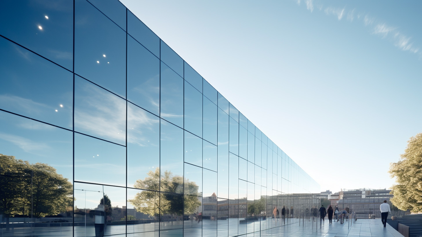 reflecterende raamfolie office kantoor