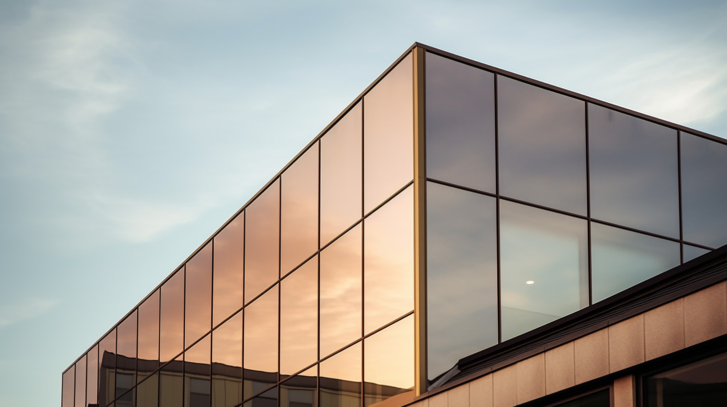 Zonwerende raamfolie reflecterend gekleurd