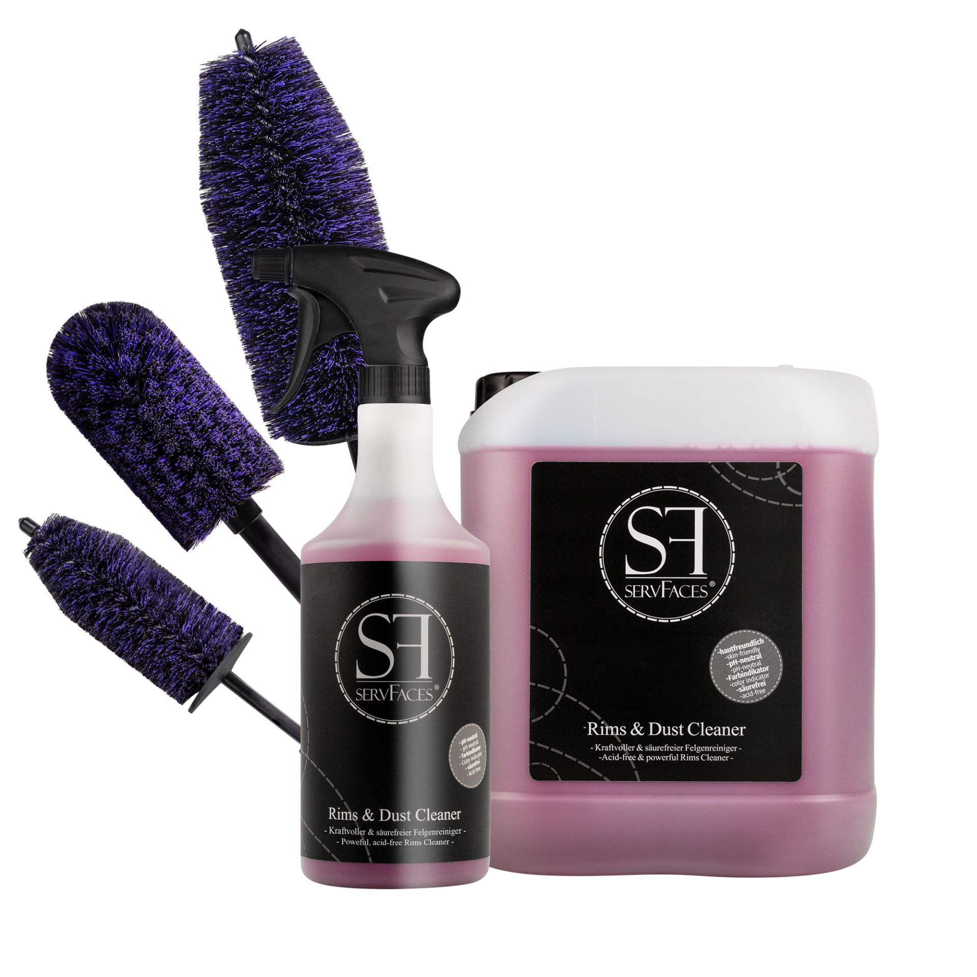 Servfaces® Wheel rim cleaning kit 2